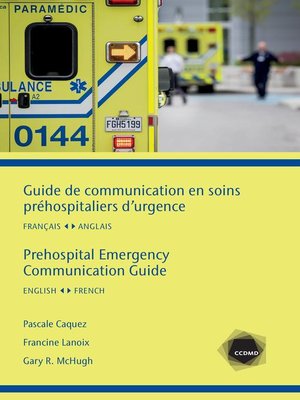 cover image of Guide de communicatin en soins préhospitaliers d'urgence
